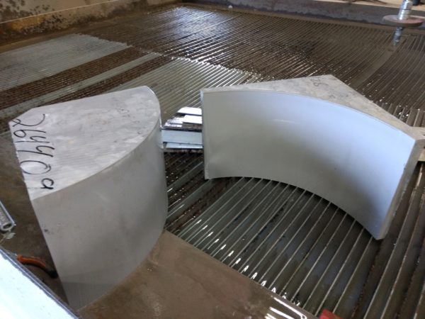 12 inch cut out waterjet