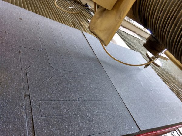Cutting custom packaging foam