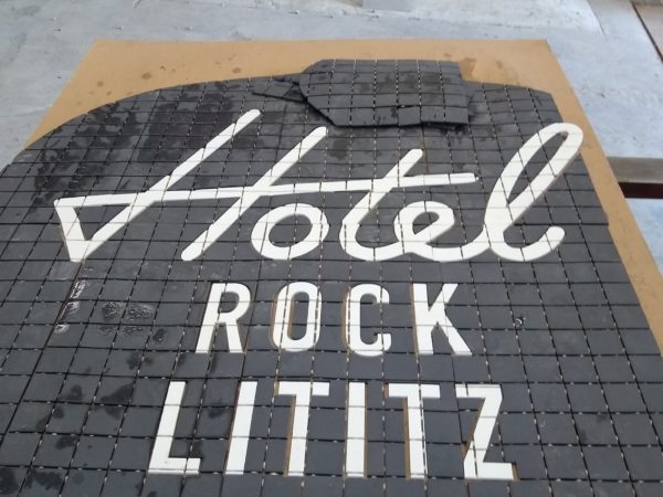waterjet cutting tile