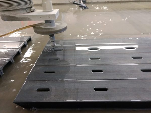 cutting slots in channel