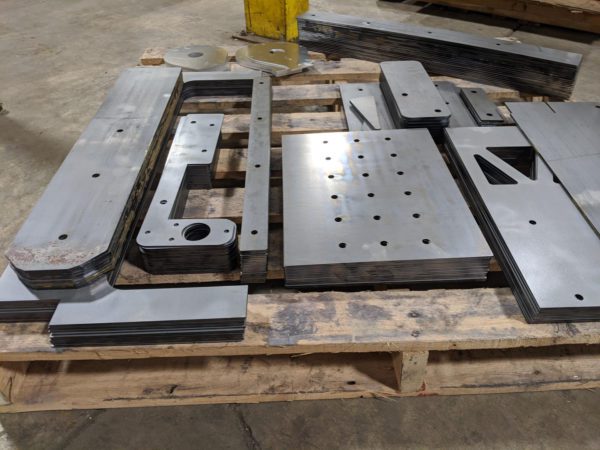 stacked laser parts